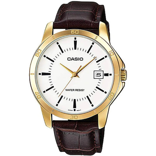 MTP-V004GL-7A - Casio Men's Leather Watch