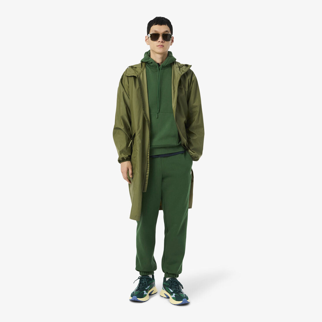 Men's Lacoste Organic Cotton Hooded Jogger Sweatshirt